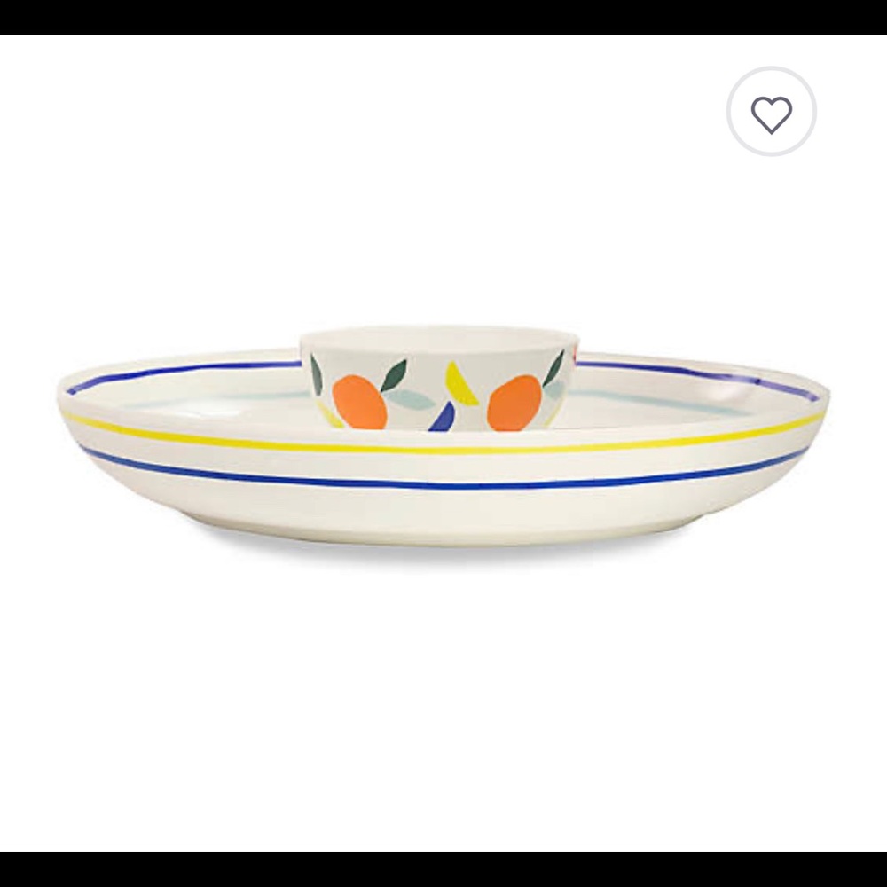 Kate Spade Citrus Twist Melamine Chip and Dip